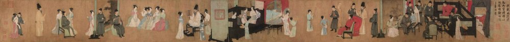 Le Banquet nocturne de Han Xizai par Gu Hongzhong